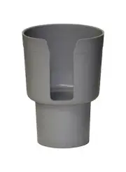 Gadjit Cup Keeper Cup Holder Adapter, Expands Car Cup Holders, Gray 52116