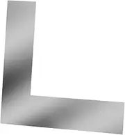90° Corner Trowel for Interior And Exterior Applications Stainless Steel Tool for Surface Preparation, 25x25cm