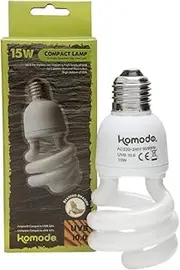 Komodo Compact Lamp UVB 10% ES 15W