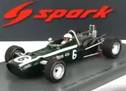 F1 car Cooper BRM V12 T68B #8 1968 Monaco GP 4th L Scarfiotti 1/43 Spark S6983