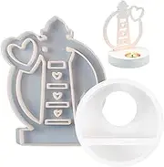 Candle Base Mold | Silicone Mold Art Crafts Tools for Home Decoration - Candlestick Base Silicone Mold, Home Decoration, Candle Mold for Crafting