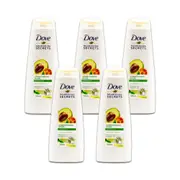 5PK Dove Nourishing Secrets Strengthening 320ml Shampoo Avocado & Calendula
