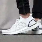 Adidas Men's Size 6M Ultraboost Summer Ready Running Shoes FY3473 White/Black