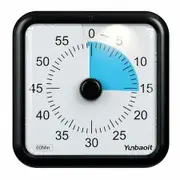 16cm Countdown Visual Timer with Optional Alert Modes,60 Minute Oversize Classroom Visual Timer,Silent Magnetic Kitchen Timer with Kickstand
