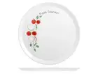 Dish Glass Opal Ronda Pizza Decorum Ingredients 33,5Cm, Multicolor