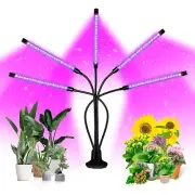 Timing Dimmable Plant Grow Light Clamp Clip Gooseneck Lamp Button USB Plug-in