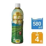 金車 日式風味綠茶-無糖(580MLX4瓶)