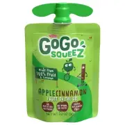 GoGo Squeez Apple Cinnamon, 3.2 Ounce, 18 Per Case