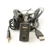 Practical Car Extension Panel Cable USB Type-C Aux Power Adapter Cable