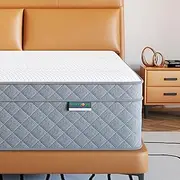 [PurrJoys] Firm Queen Mattress, 12 Inch Queen Bed Mattress in a Box，Cooling-Gel Memory Foam&Pocket Spring Hybrid, CertiPUR-US Certified, Firm