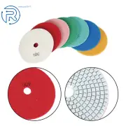 8Pcs Diamond Polishing Pads 5" Wet Dry Set for Marble Quartz Stone Polishing New