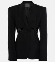 [Mugler] Mugler Cutout blazer AU 14 black