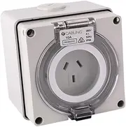 4C | Socket Outlet 3Flat Pin IP66 250V 10A
