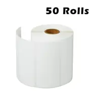 50ROLLS Direct Thermal 750 Address Labels/Roll 4"X2" For Zebra LP-2844 GC420T