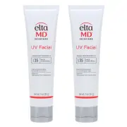 EltaMD UV Facial Broad Spectrum SPF 35 Face Sunscreen 3 oz 2 Pack