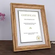 Photo Frame A4/B4/A3 Frame for Photo,Picture Frames for Certificate,Document Or Diploma,Frame Photo Display Stand-Log||Certificate (21 × 28.5cm)
