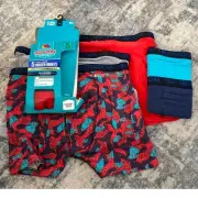 NWT Fruit Of The Loom Stretch Micro Mesh Boys Boxer Briefs Multi XL Set Of 5