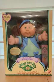 New Vintage 2004 Play Along Cabbage Patch Kids Cornsilk Kids Brown Hair Girl