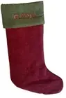 Pottery Barn Kids - Classic Velvet Stocking Red/Green - PreMonogramed GRAYSON