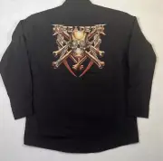 Megadeth vintage Dickies collab Button down concert release shirt NWT Men Medium