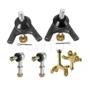 Steering Spindle Wheel Hub 12mm Upper & Lower Tie Rod End Kit Go Kart ATV Quad