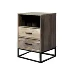 NNEDSZ Bedside Tables Drawers Side Table Nightstand Storage Cabinet Unit Wood