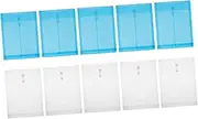 BCOATH 1Set Transparent Document Bags Rustproof for Organizing Homework Reports Presentations and Important Papers