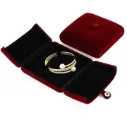 Red Wine Velvet Bracelet Box Couple Proposal Jewelry Gift Box Bracelet box