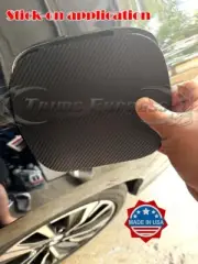Fit: 1994-1997 HONDA ACCORD Carbon Fiber Black Flat Gas Cap Cover Stick-On (for: Honda)
