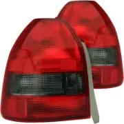 ANZO For 1996-2000 Honda Civic Taillights Red/Smoke (for: Honda)