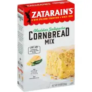 Zatarains Cheddar Jalapeño Cornbread Mix 12.5 Oz