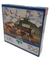 Buffalo Charles Wysocki Puzzle 300 Large Pieces Hero Worship Aircraft Americana