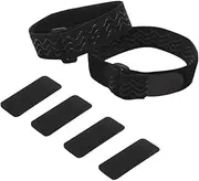[VANZACK] Anti-fall Boots Elastic Band Knee Boots Straps High Boots Straps Self-adhesive Straps Adjustable Straps Boots Accessory Boots Band Elastic Straps Boots Belt Strap Black Nylon