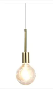 Belle Pendant Light Lamp Holder and Canopy with 1.3m Cord