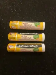 ChapStick Aloha Coconut Limited Edition Lip Balm New Sealed (3 Pack)