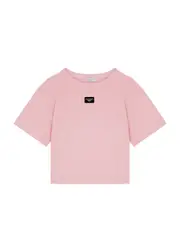 Dolce & Gabbana Kids Logo Cotton T-shirt (2-6 Years) - Pink - 04YR (4 Years) 04YR (4 years)