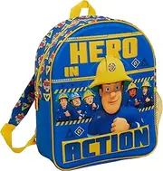 [Fireman Sam] Bag Boys Backpack For School Kids Firefighter Sports Rucksack School Lunch Bag with Printed Straps