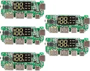 5Pcs 5V 2.4A Dual USB Circuit Board Digital LCD Display Module