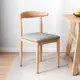 餐椅 家用北歐靠背凳子 書桌現代簡約臥室女輕奢仿實木鐵藝牛角椅子 (9.5折)