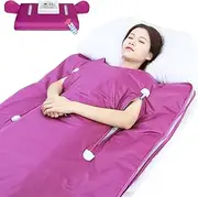 Sauna Blanket, 650 W Home Sauna Heated Blanket, Portable Sauna Blanket with Handheld Controller, Sauna Accessories, Blanket Sauna 35-80 °C Temp Range for Fast Recovery and Home Relaxation