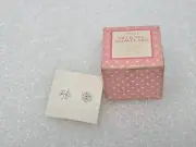Vintage Avon Delicate Snowflake Silvertone Pierced Earrings Surgical Steel Posts