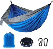 Camping Hammock for 2 Persons Portable Hammock for Hiking Backpacking Traveling Backyard Patio