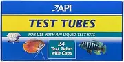 API Replacement Test Tubes with Caps for Any Aquarium Test Kit Including Freshwater Master Test Kit 24Count Box, 32