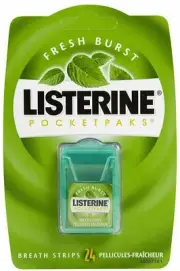 Listerine Pocketpaks Breath Strips Kills Germ Freshburst Flavor 24ct Pack of 6