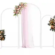 Wedding Metal Backdrop Arch Balloon Frame Set of 3