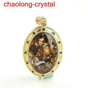 78.9Ct Pallasite Meteorite Pendant Brenham Meteorite Necklace --188
