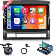 2G+32G Android Car Radio Car Stereo for Toyota Tacoma 2005-2015 Wireless Carplay Android Auto, 9’’ Head Unit IPS Touch Screen WiFi Mirror Link GPS Navigation Bluetooth FM RDS DSP Backup Camera