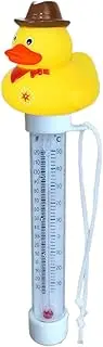 Floating Pool Thermometers, Easy Read Duck Thermometers for Water Temperature, Bath Temperature Gauge with Long Rope for Pool, Spa, Hot Tub