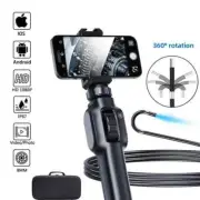 8mm Lens 360 Degree Industrial Endoscope Camera Car Repair Inspection Borescope