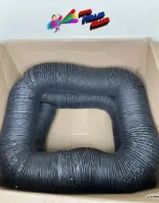 Flexible Hose - 4" x 25' Flexvent D Thermoplastic Elastomer Hose 0335-0400-0135